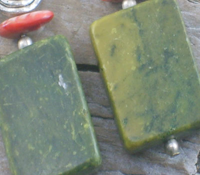 native american earrings serpentine old pawn (3).jpg